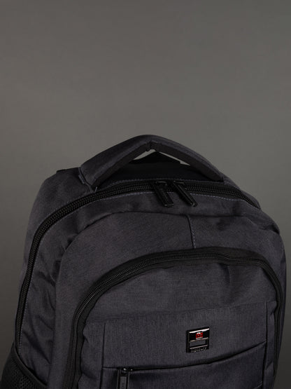 "Professional 1680D laptop backpack with water-resistant finish"