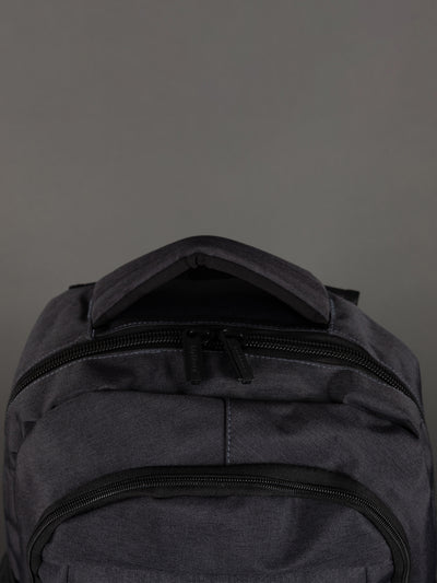 Highbury 18-Inch Grey Laptop Backpack – 1680D Polyester Work, School & Travel Bag with USB Charging Port