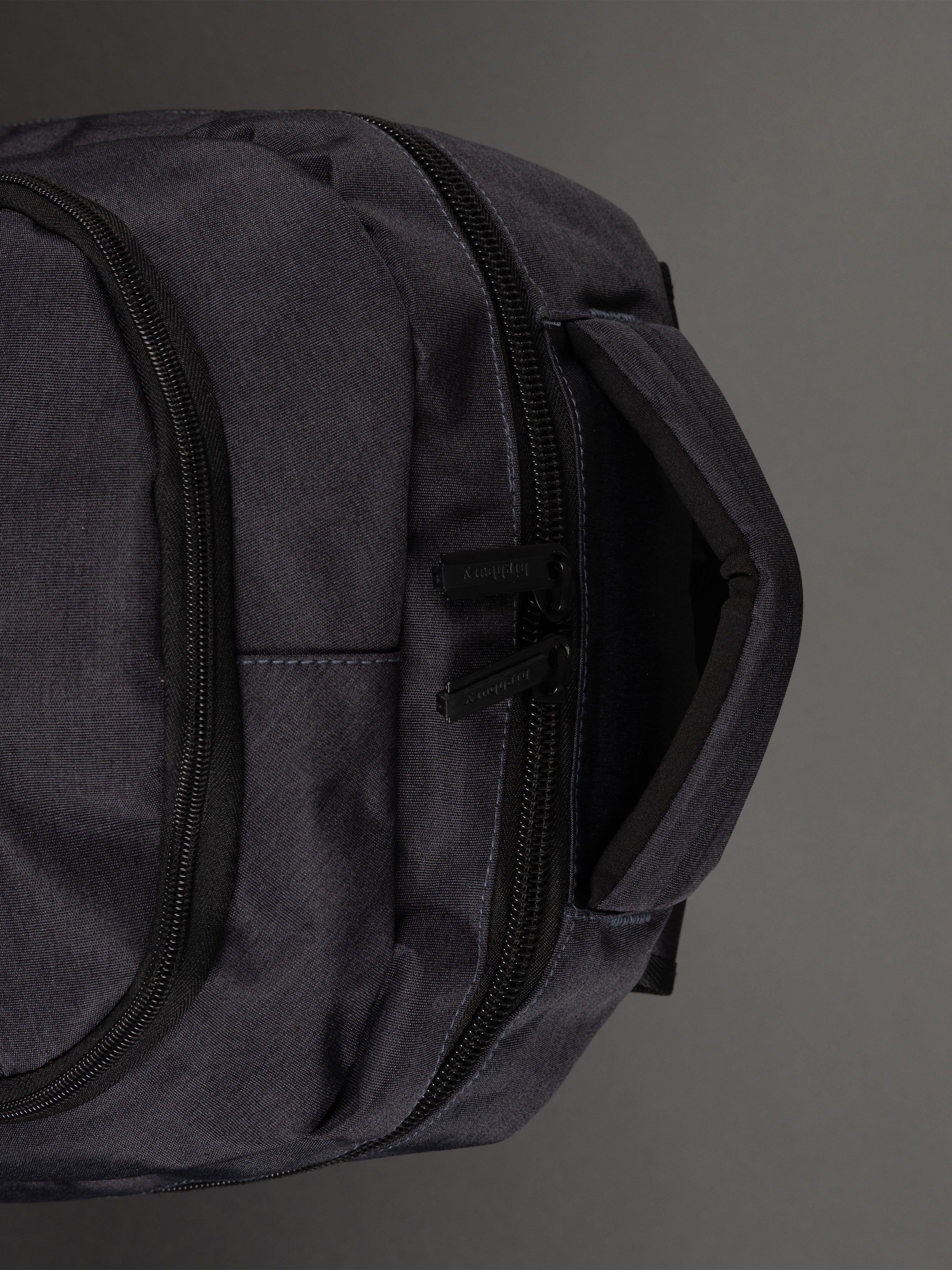 Highbury 18-Inch Grey Laptop Backpack – 1680D Polyester Work, School & Travel Bag with USB Charging Port