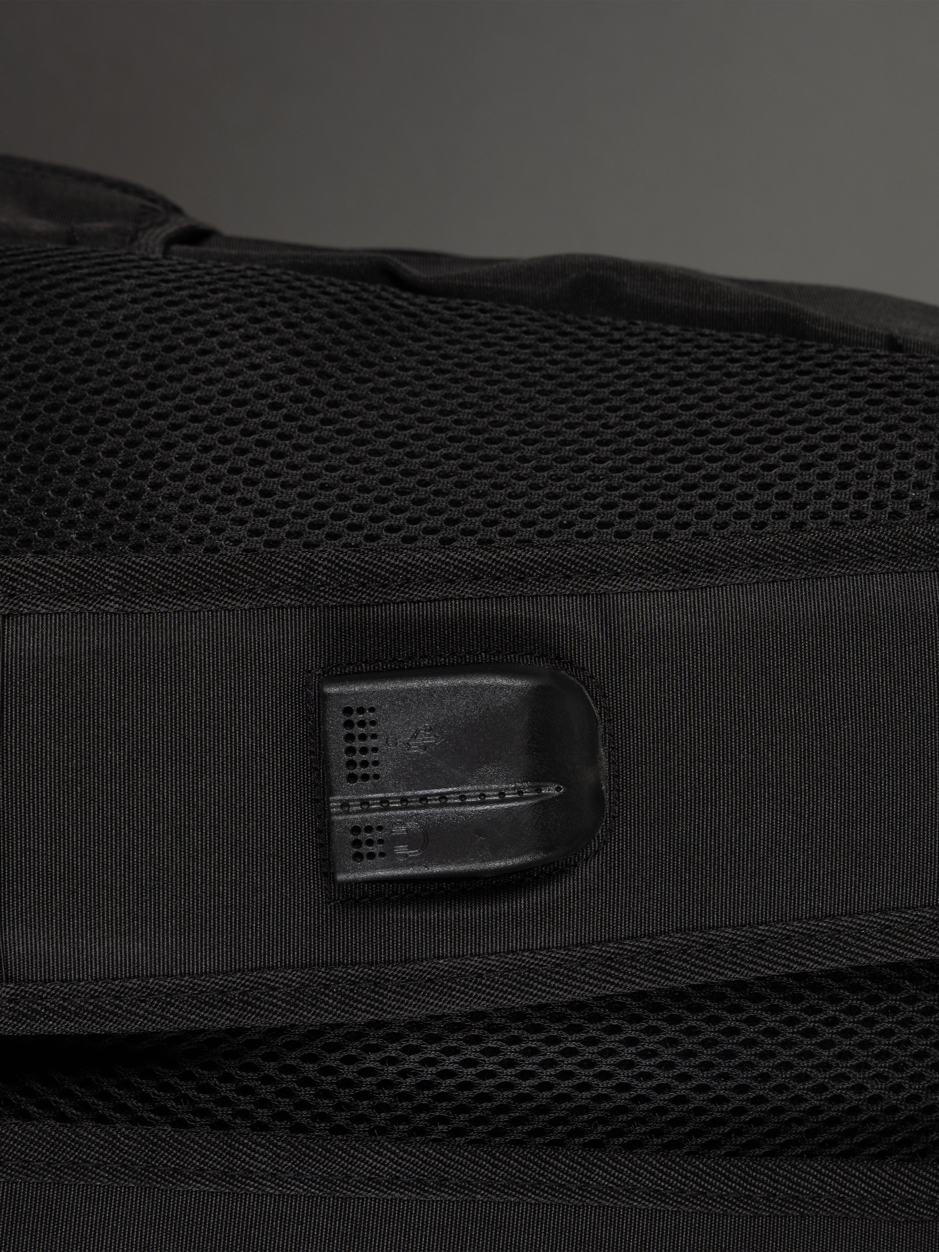 Highbury 18-Inch Black Laptop Backpack – 1680D Polyester Work, School & Travel Bag with USB Charging Port