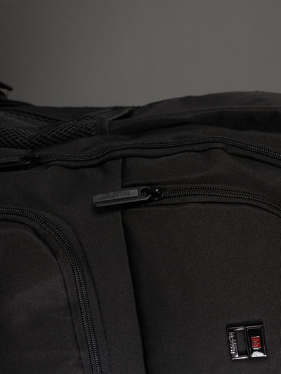 Highbury 18-Inch Black Laptop Backpack – 1680D Polyester Work, School & Travel Bag with USB Charging Port