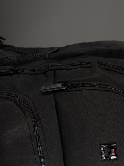 Highbury 18-Inch Black Laptop Backpack – 1680D Polyester Work, School & Travel Bag with USB Charging Port