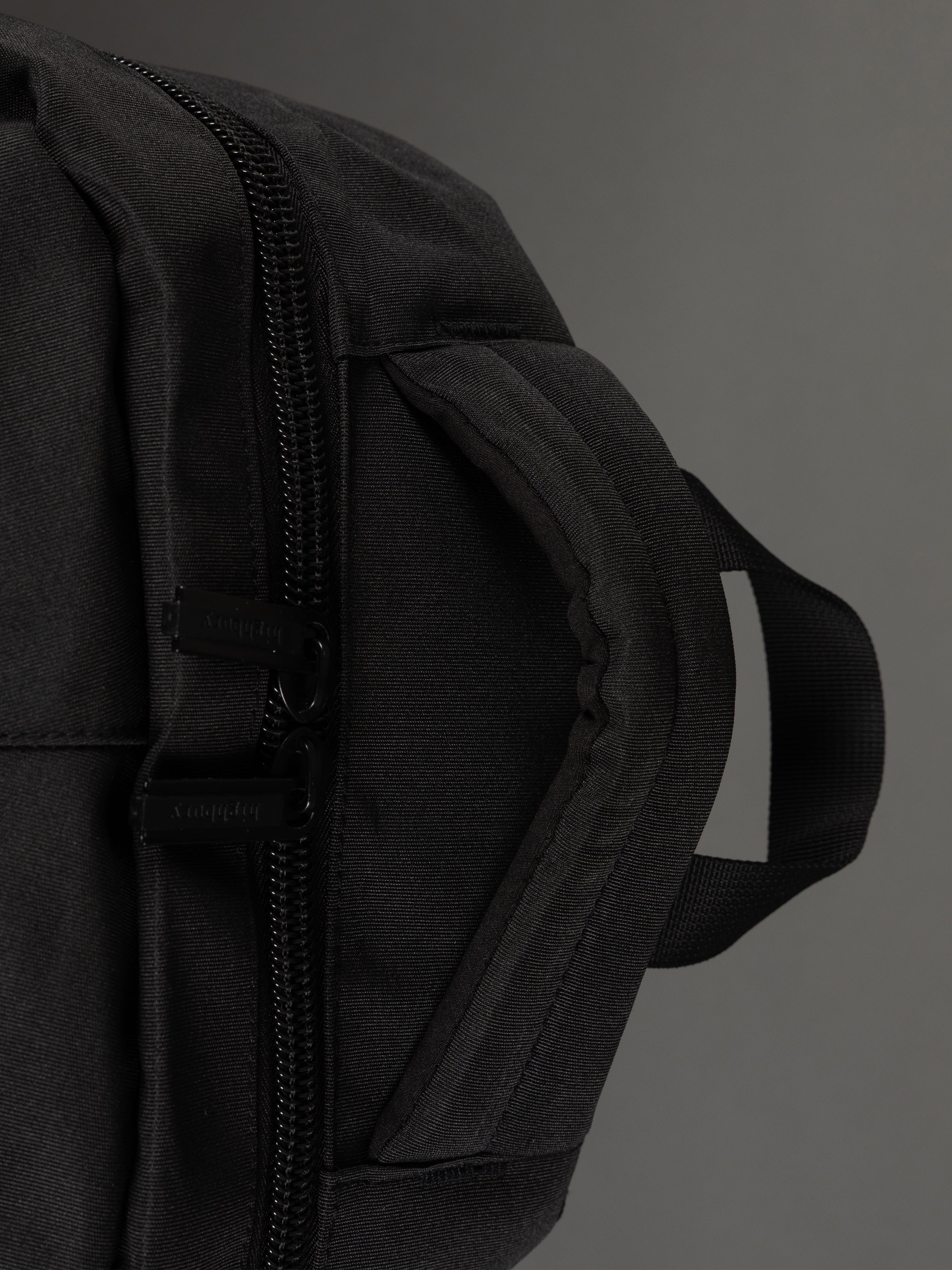 Highbury 18-Inch Black Laptop Backpack – 1680D Polyester Work, School & Travel Bag with USB Charging Port