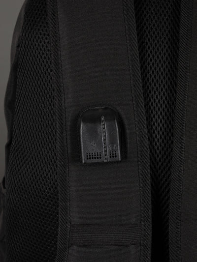 Highbury 18-Inch Black Laptop Backpack – 1680D Polyester Work, School & Travel Bag with USB Charging Port