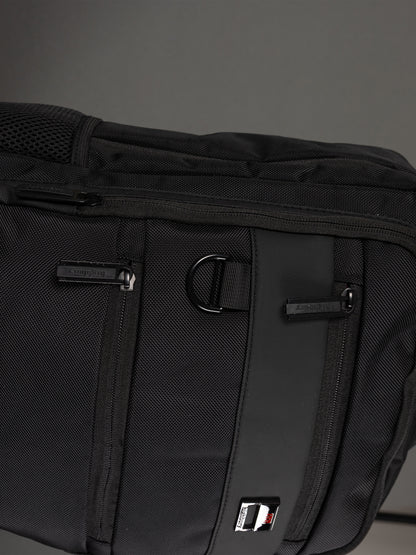 Highbury 18-Inch Black Laptop Backpack – 1680D Polyester Work, School & Travel Bag