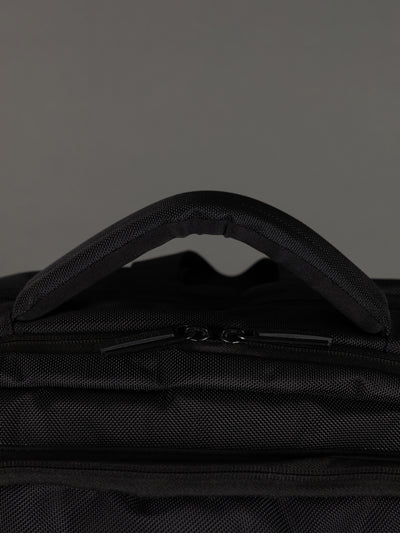 Highbury 18-Inch Black Laptop Backpack – 1680D Polyester Work, School & Travel Bag