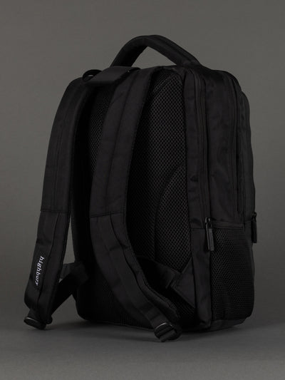 Highbury 18-Inch Black Laptop Backpack – 1680D Polyester Work, School & Travel Bag