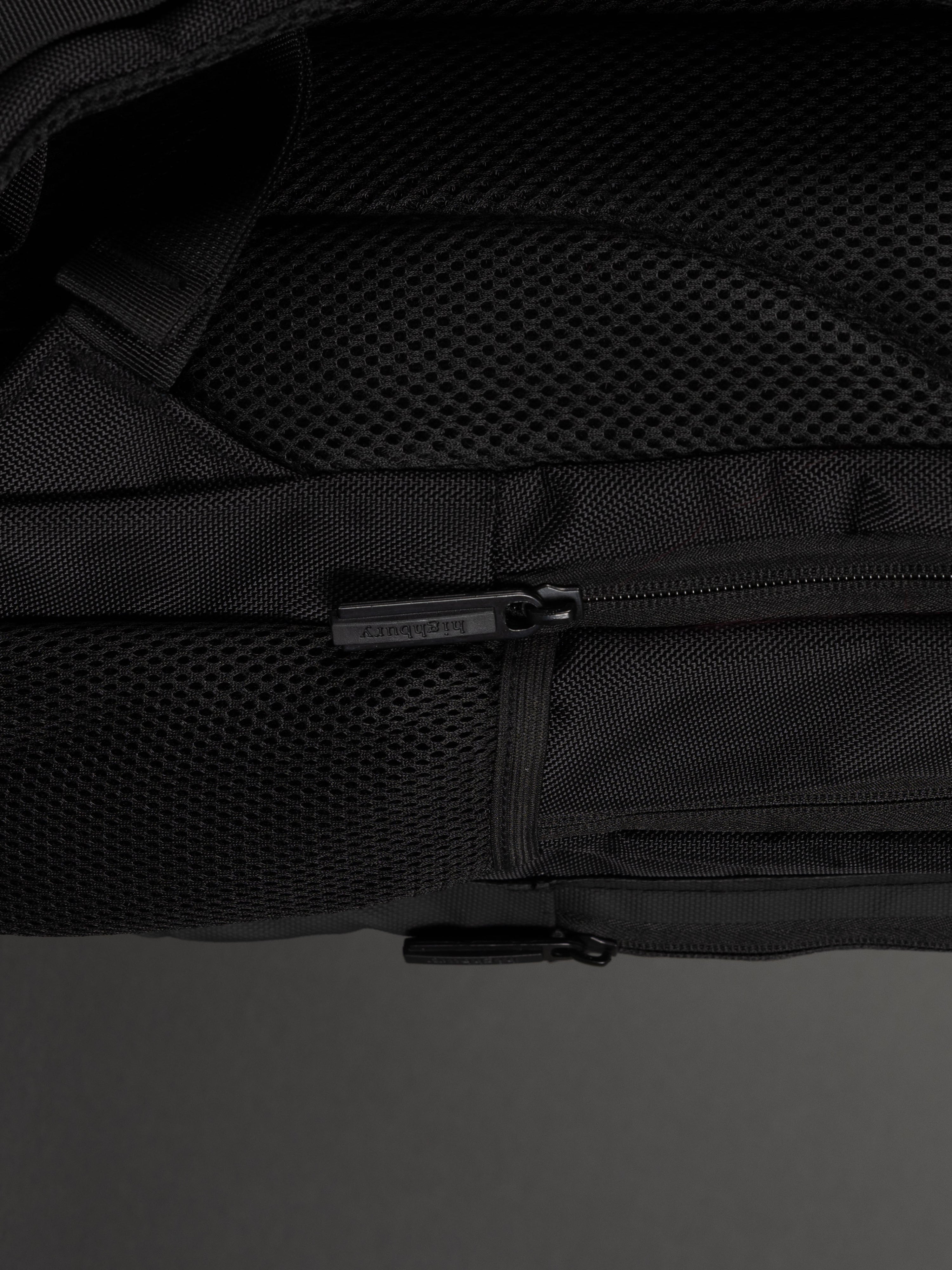 Highbury 18-Inch Black Laptop Backpack – 1680D Polyester Work, School & Travel Bag