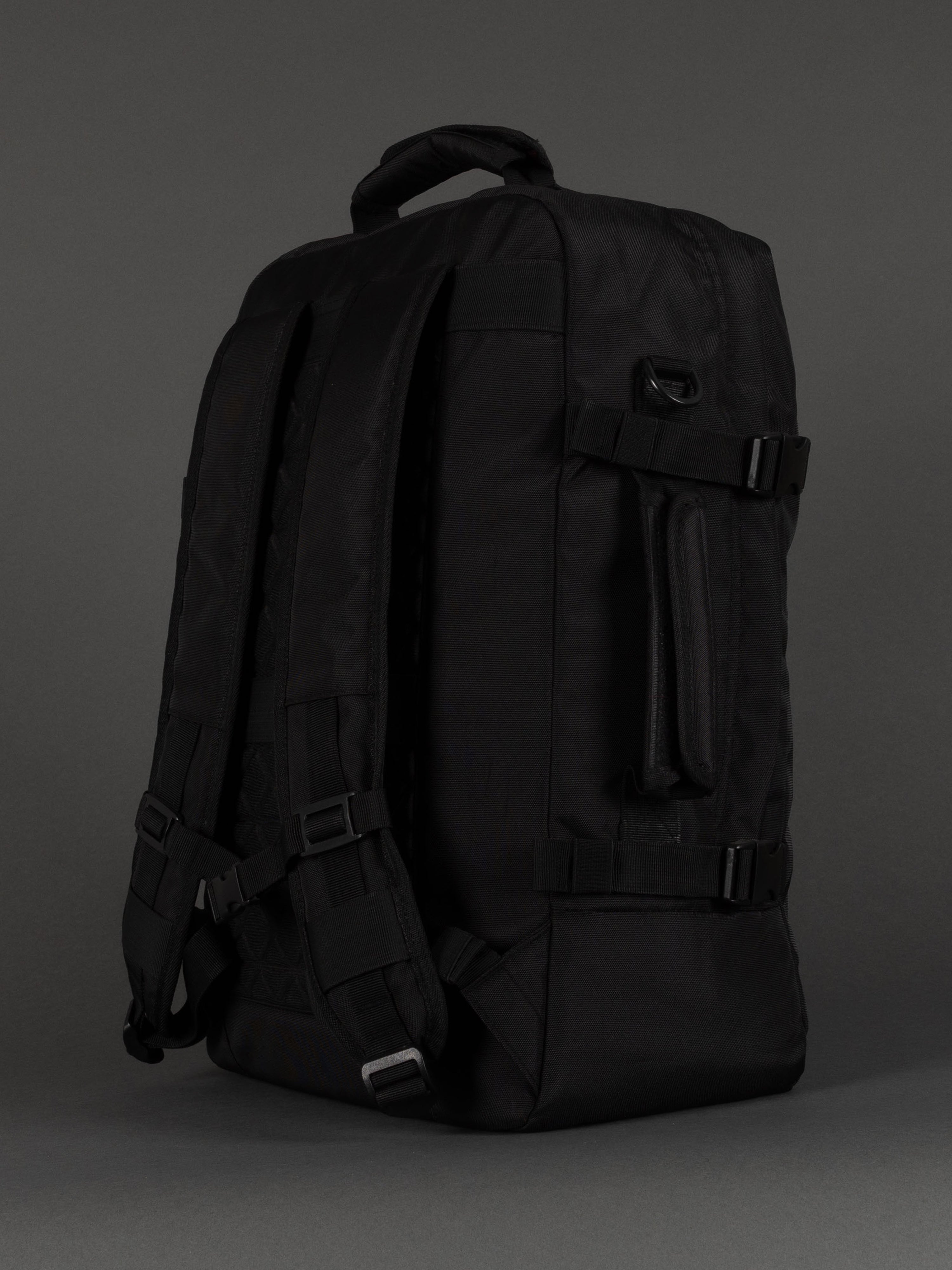 Highbury 20-Inch Black Cabin Backpack – Premium 1680D Polyester Laptop & Travel Bag