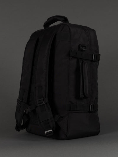 Highbury 20-Inch Black Cabin Backpack – Premium 1680D Polyester Laptop & Travel Bag