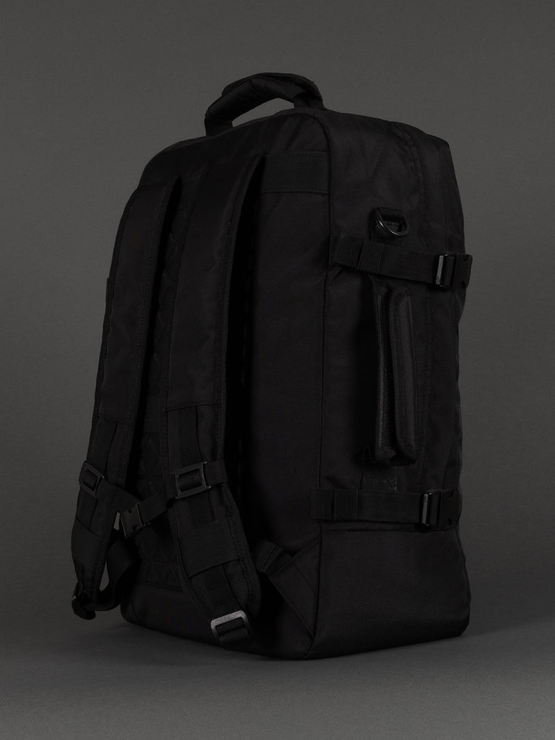 Highbury 20-Inch Black Cabin Backpack – Premium 1680D Polyester Laptop & Travel Bag