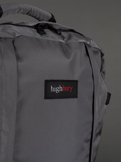 Highbury 20-Inch Grey Cabin Backpack – Premium 1680D Polyester Laptop & Travel Bag