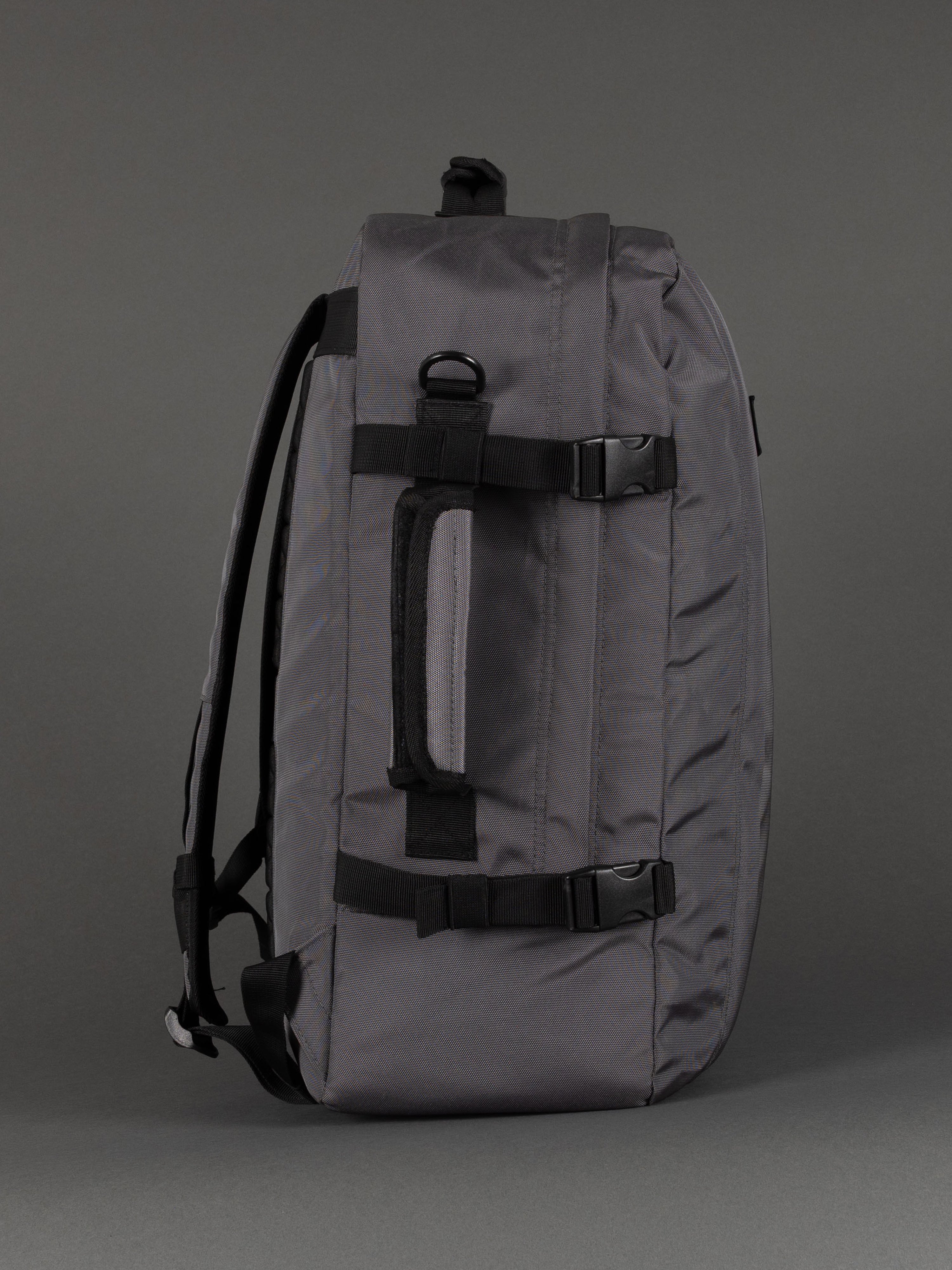 "Highbury 20-inch premium grey polyester backpack for work and school"