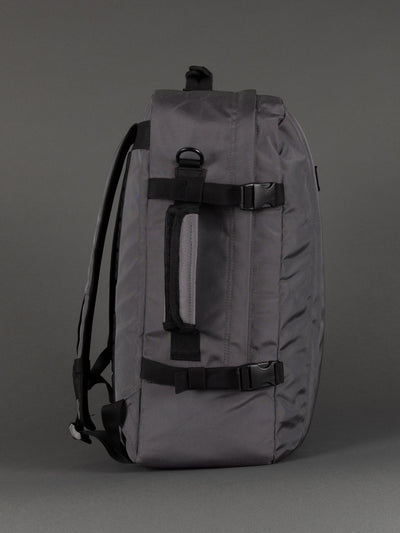 "Highbury 20-inch premium grey polyester backpack for work and school"