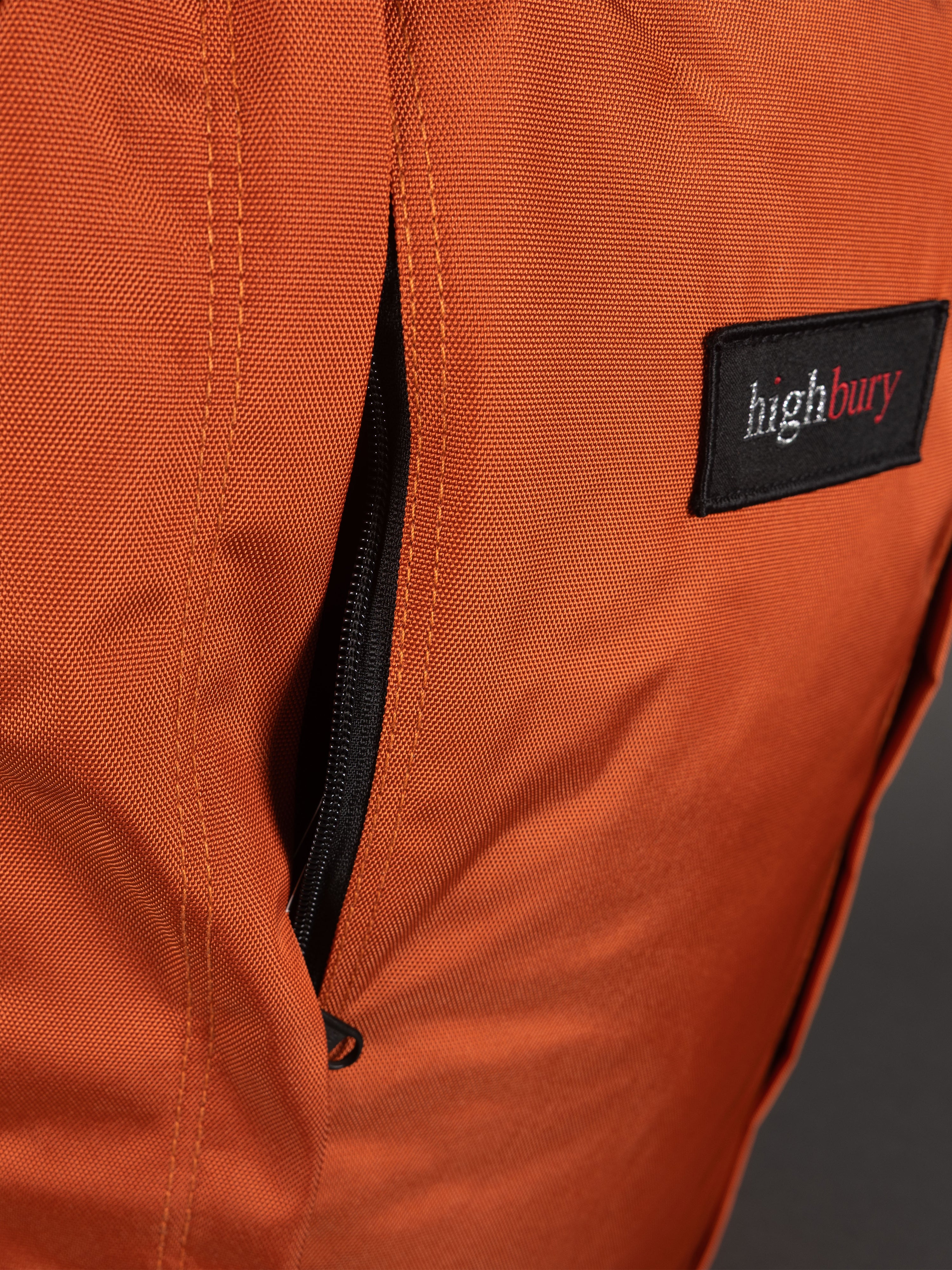 Highbury 20-Inch Orange Cabin Backpack – Premium 1680D Polyester Laptop & Travel Bag