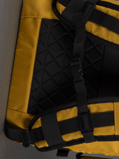 Highbury 20-Inch Yellow Cabin Backpack – Premium 1680D Polyester Laptop & Travel Bag