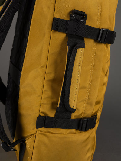 Highbury 20-Inch Yellow Cabin Backpack – Premium 1680D Polyester Laptop & Travel Bag