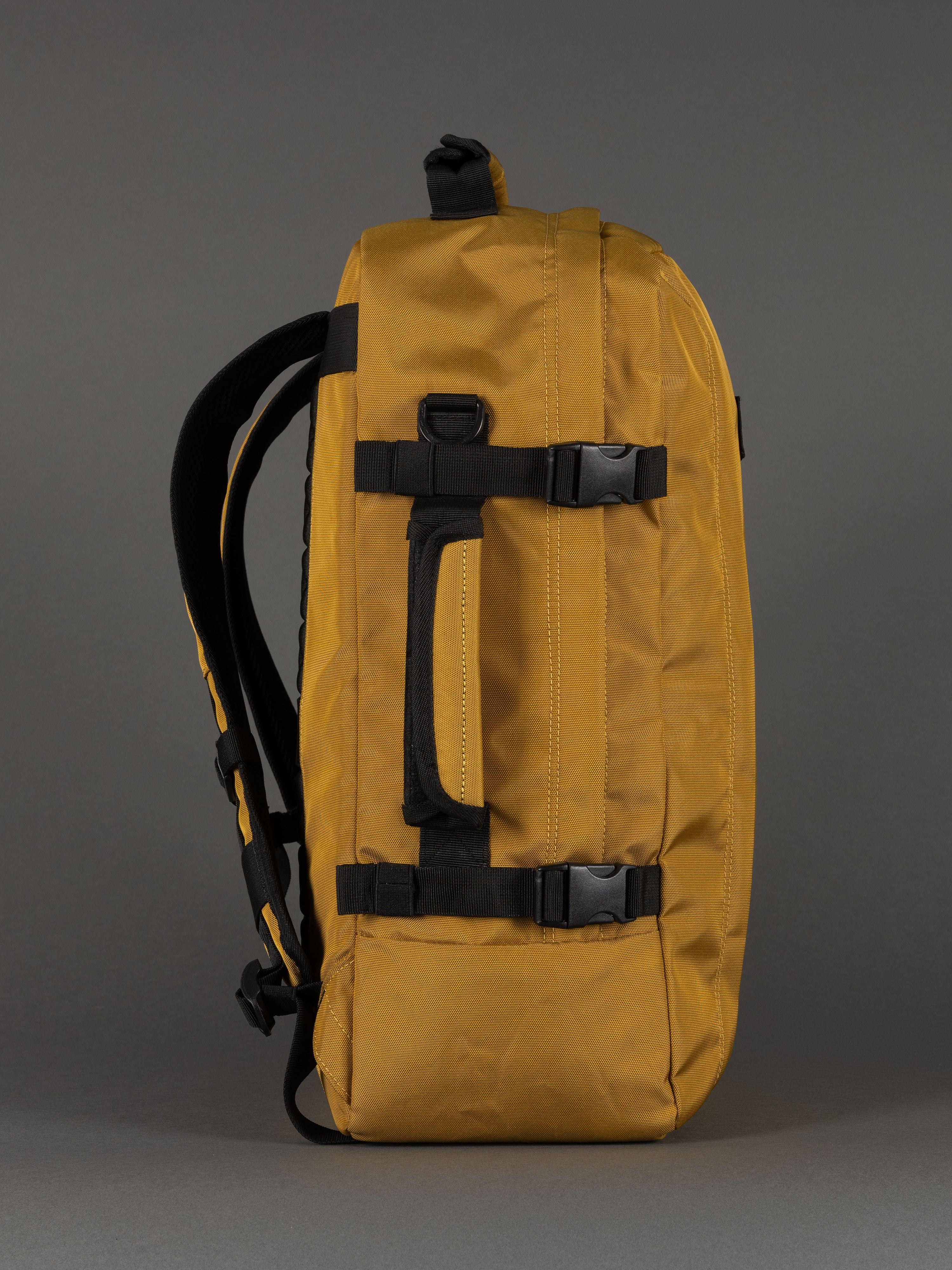 "Highbury premium yellow 20-inch backpack for school, work, and travel"