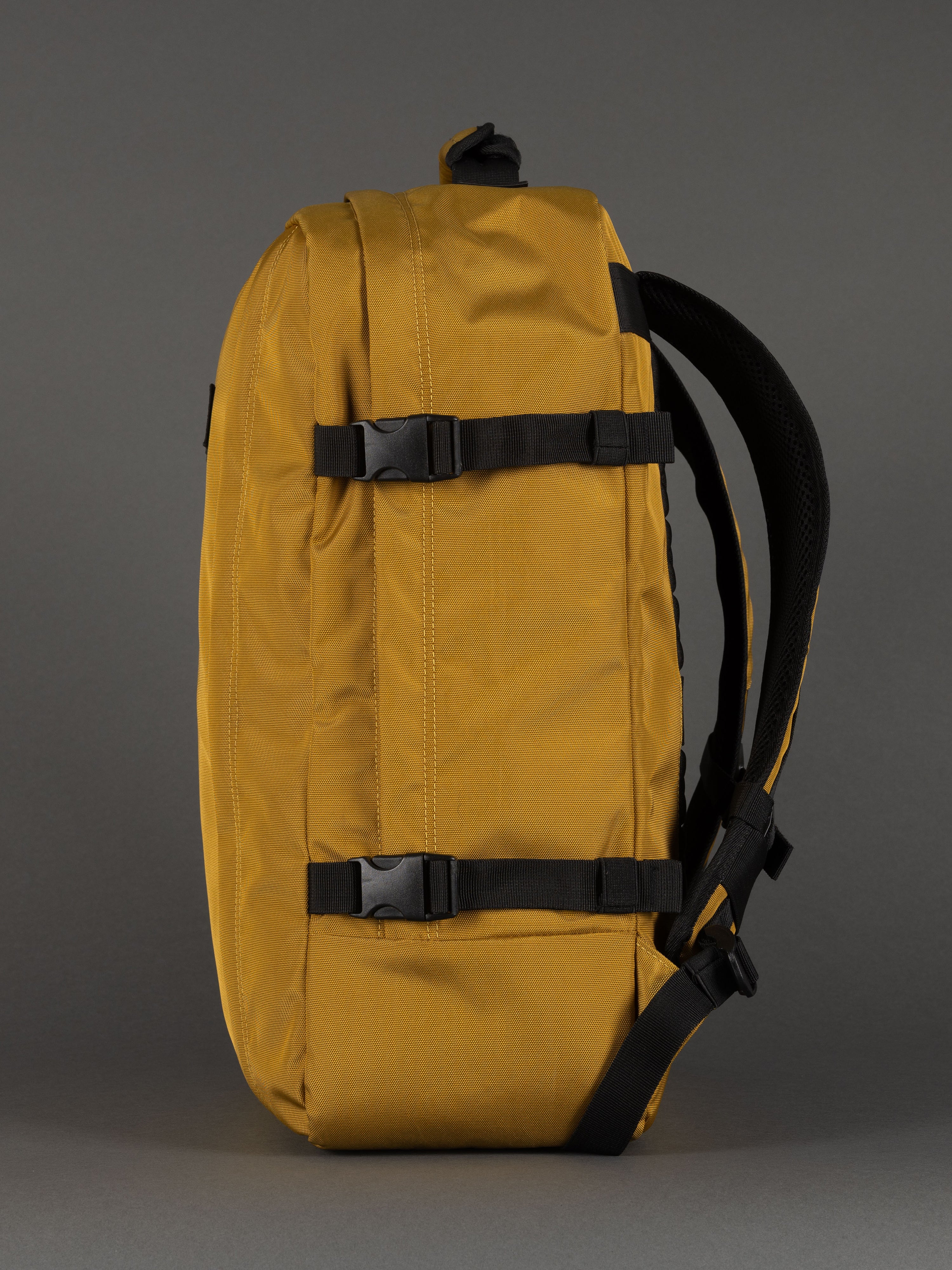 Highbury 20-Inch Yellow Cabin Backpack – Premium 1680D Polyester Laptop & Travel Bag