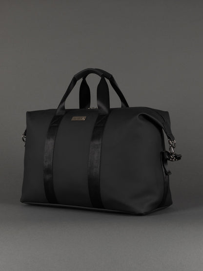 Highbury 18-Inch Spacious Travel Black Tote Bag – Cabin-Approved, Lightweight & Versatile