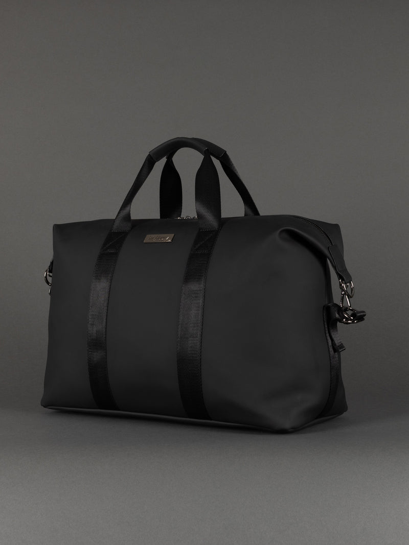 Highbury 18-Inch Spacious Travel Black Tote Bag – Cabin-Approved, Lightweight & Versatile