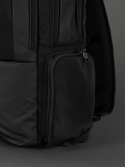 Highbury 17-Inch Black Cabin Backpack – Organiser Laptop Rucksack for Business, School & Travel