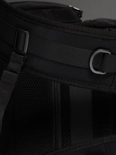 Highbury 17-Inch Black Cabin Backpack – Organiser Laptop Rucksack for Business, School & Travel