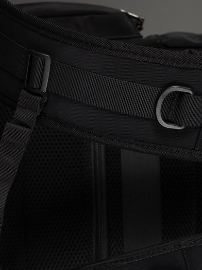 Highbury 17-Inch Black Cabin Backpack – Organiser Laptop Rucksack for Business, School & Travel