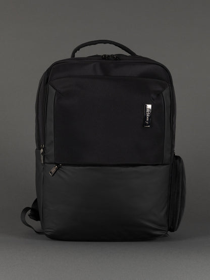 "Highbury 17-inch black cabin backpack with organiser sections"