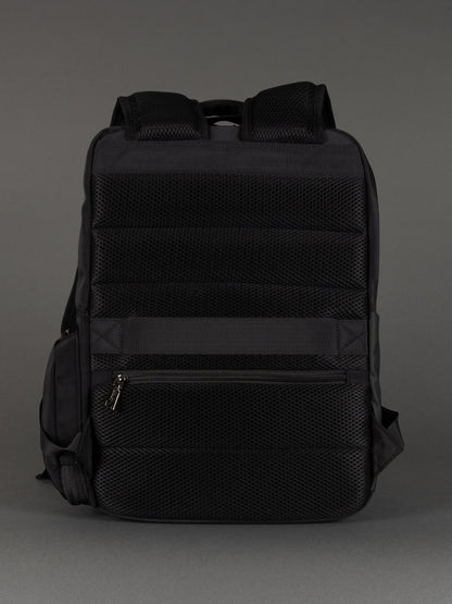 Highbury 17-Inch Black Cabin Backpack – Organiser Laptop Rucksack for Business, School & Travel