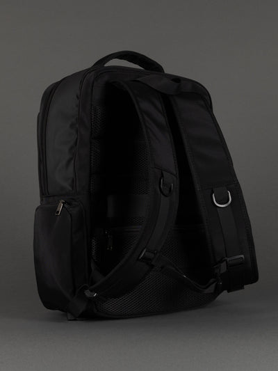 Highbury 17-Inch Black Cabin Backpack – Organiser Laptop Rucksack for Business, School & Travel