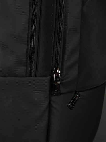 Highbury 17-Inch Black Cabin Backpack – Organiser Laptop Rucksack for Business, School & Travel