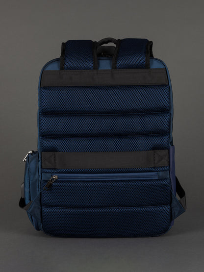 Highbury 17-Inch Navy Cabin Backpack – Organiser Laptop Rucksack for Business, School & Travel
