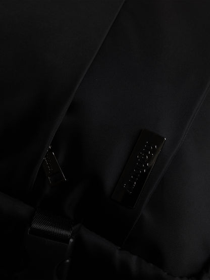 Highbury 18-Inch Black Cabin Backpack – Expandable Travel Laptop Rucksack with USB Charging Port