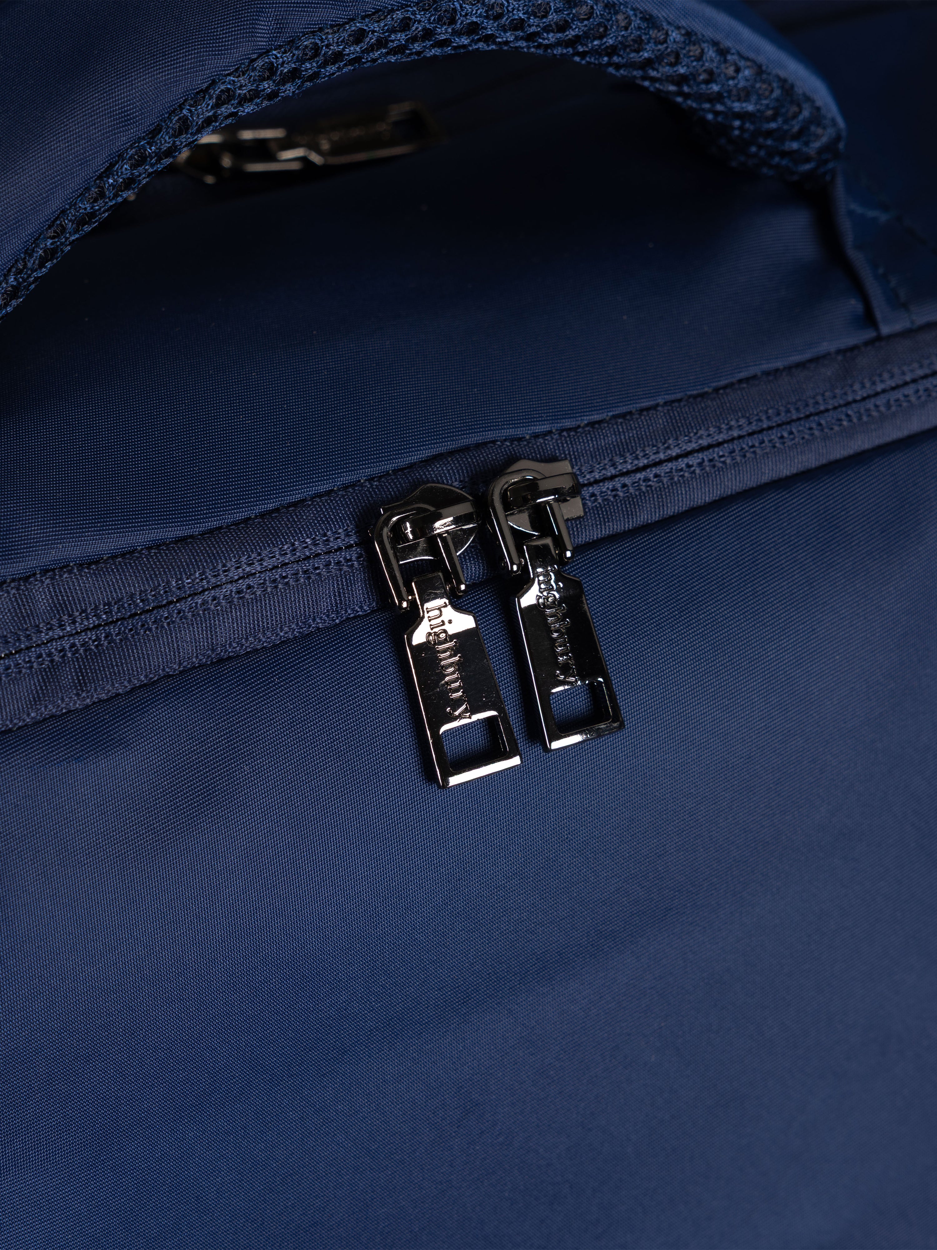 Highbury 18-Inch Navy Cabin Backpack – Expandable Travel Laptop Rucksack with USB Charging Port