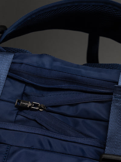Highbury 18-Inch Navy Cabin Backpack – Expandable Travel Laptop Rucksack with USB Charging Port