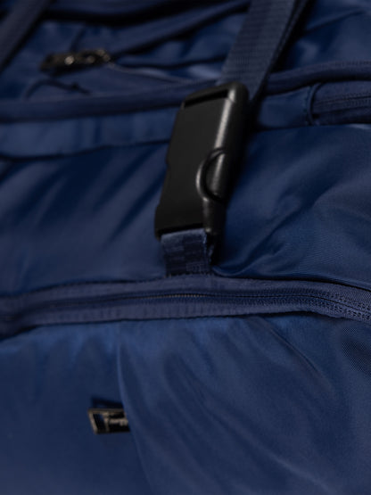 Highbury 18-Inch Navy Cabin Backpack – Expandable Travel Laptop Rucksack with USB Charging Port