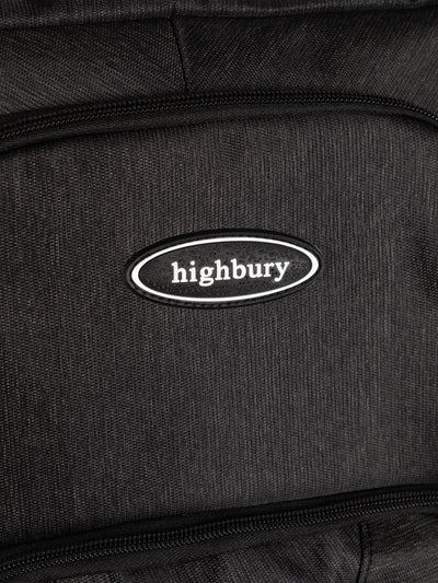 Highbury 18-Inch Dark Grey Laptop Backpack – Polyester Cabin-Size Work, School & Travel Bag