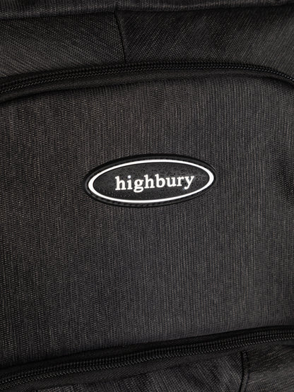 Highbury 18-Inch Dark Grey Laptop Backpack – Polyester Cabin-Size Work, School & Travel Bag