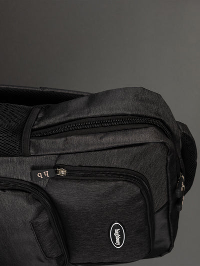 Highbury 18-Inch Dark Grey Laptop Backpack – Polyester Cabin-Size Work, School & Travel Bag