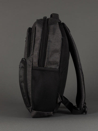 "Highbury 18-inch grey rucksack for business, travel, and commuting"