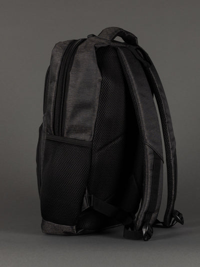 "Durable polyester dark grey cabin-size backpack – 45 x 30 x 18 cm"