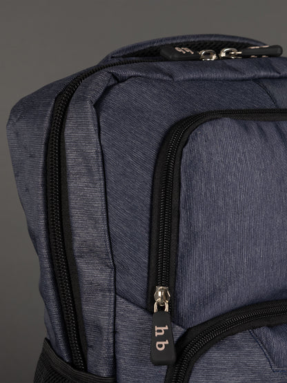 Highbury 18-Inch Navy Laptop Backpack – Polyester Cabin-Size Work, School & Travel Bag
