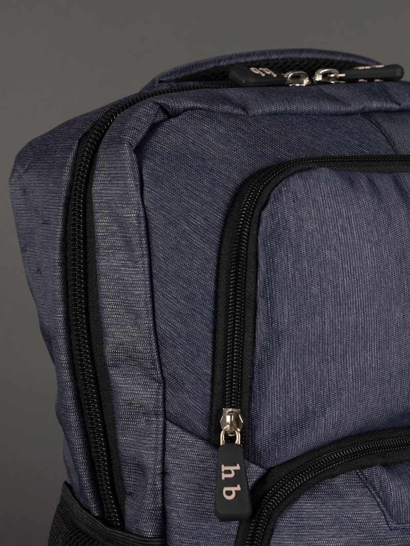 Highbury 18-Inch Navy Laptop Backpack – Polyester Cabin-Size Work, School & Travel Bag