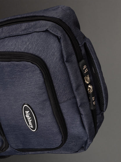 Highbury 18-Inch Navy Laptop Backpack – Polyester Cabin-Size Work, School & Travel Bag