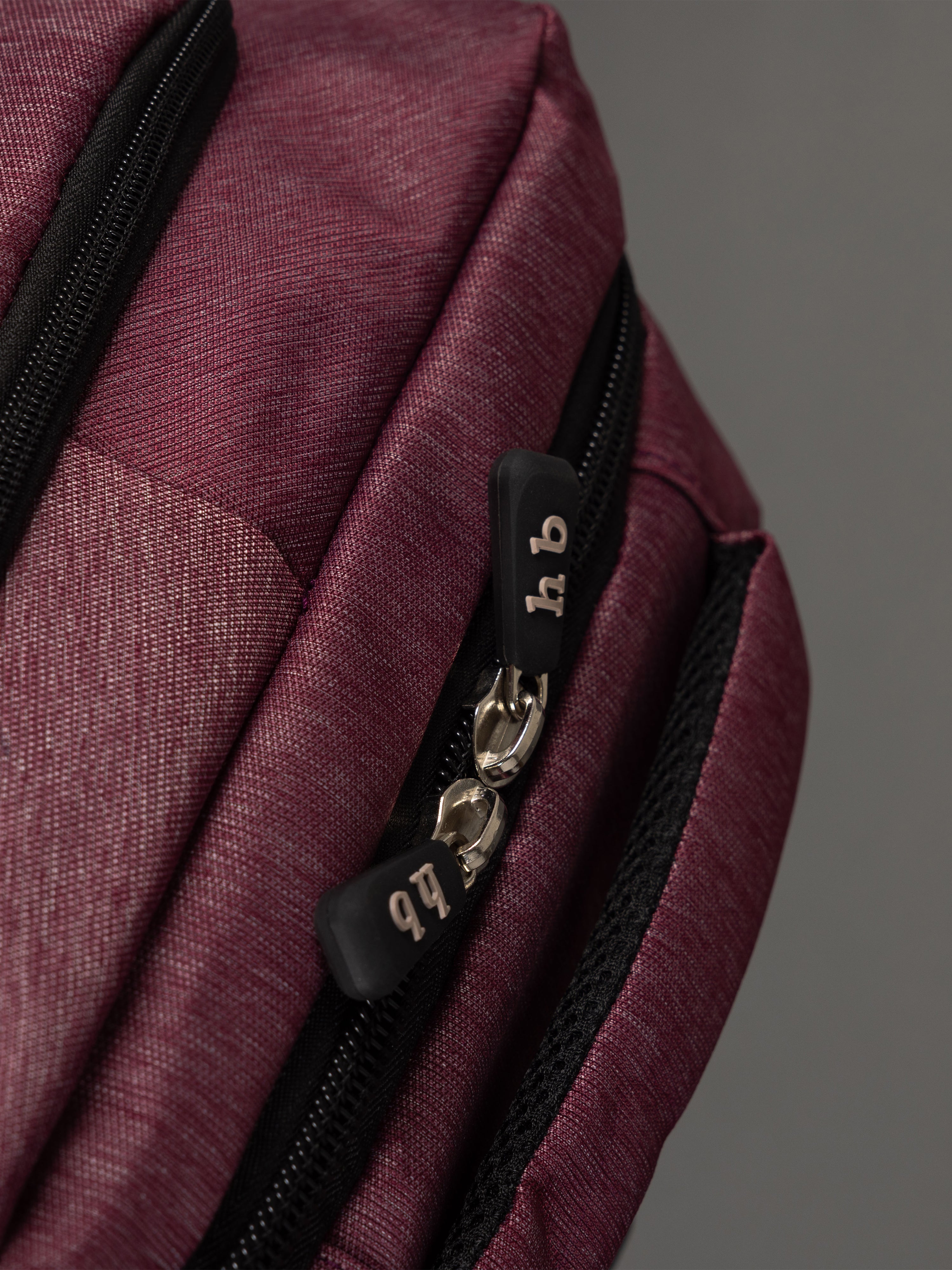 Highbury 18-Inch Burgundy Laptop Backpack – Polyester Cabin-Size Work, School & Travel Bag