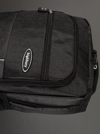 Highbury 18-Inch Dark Grey Laptop Backpack – Polyester Cabin-Size Work, School & Travel Bag