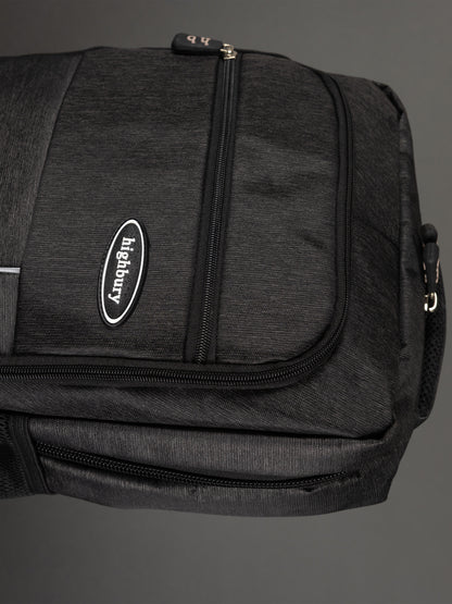 Highbury 18-Inch Dark Grey Laptop Backpack – Polyester Cabin-Size Work, School & Travel Bag