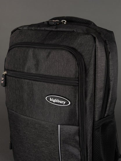 "Christmas gift idea – dark grey 18-inch laptop backpack for students or professionals"