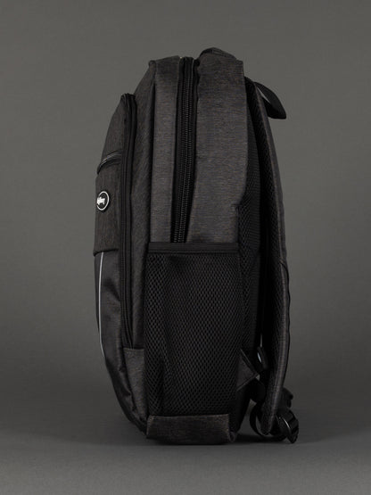 "Highbury 18-inch dark grey rucksack for business, travel, and commuting"